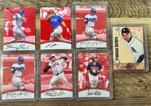 97 Donruss Signature Baseball Cards -Rodriguez, Garcia, Brown, Wade, Valentin